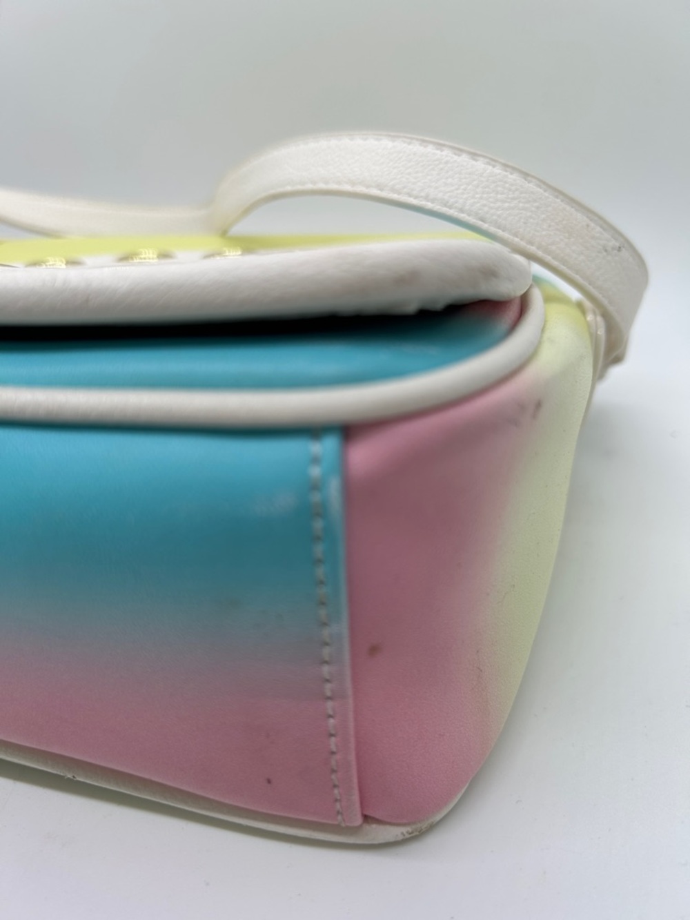 Betsey Johnson Cute Whimsical Pastel  Rotary Dial Leather Crossbody Bag Purse 🌸🌸 - Picture 10 of 12